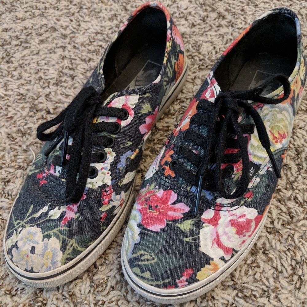 Floral Vans Lo Pro Sneakers